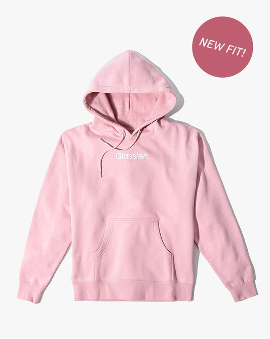 Embroidered Pink Hoodie
