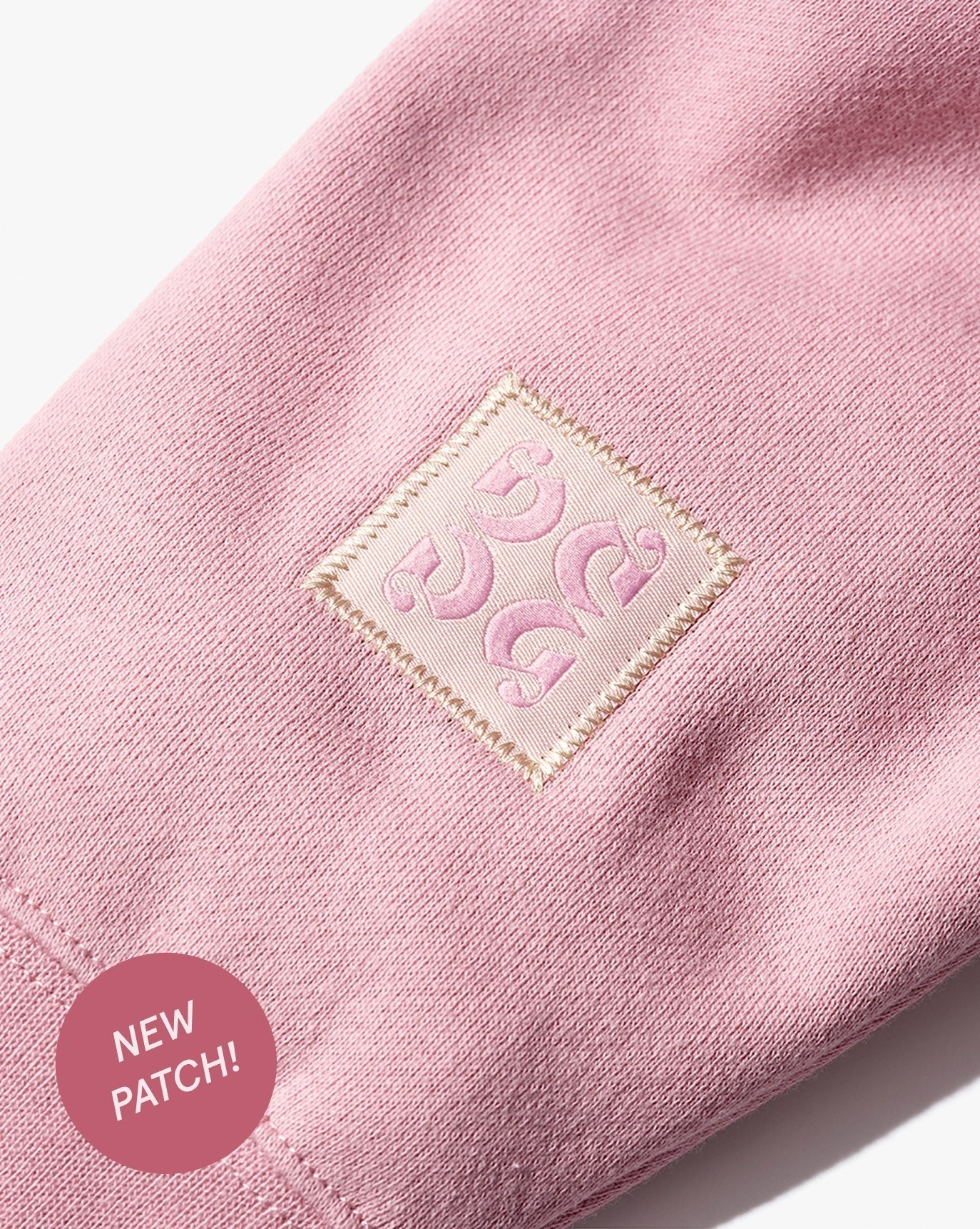 Embroidered Pink Hoodie